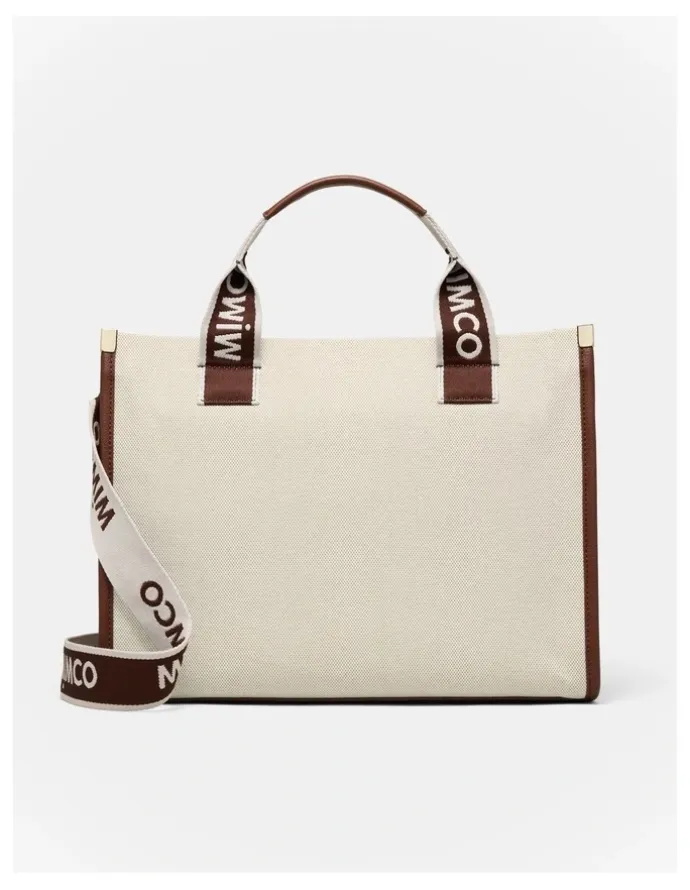 Mimco Patch Tote Bag in Walnut