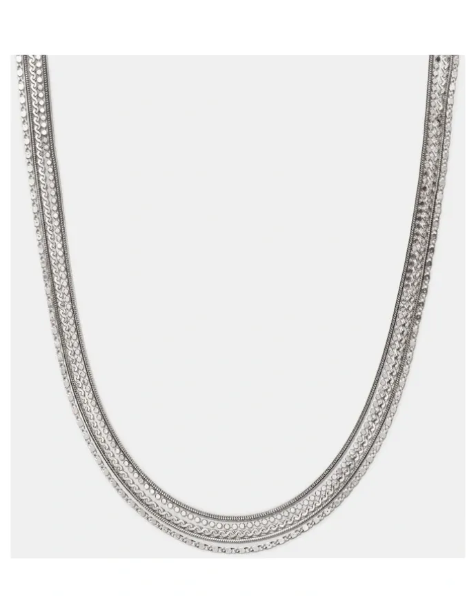 Mimco Promenade Necklace in Silver