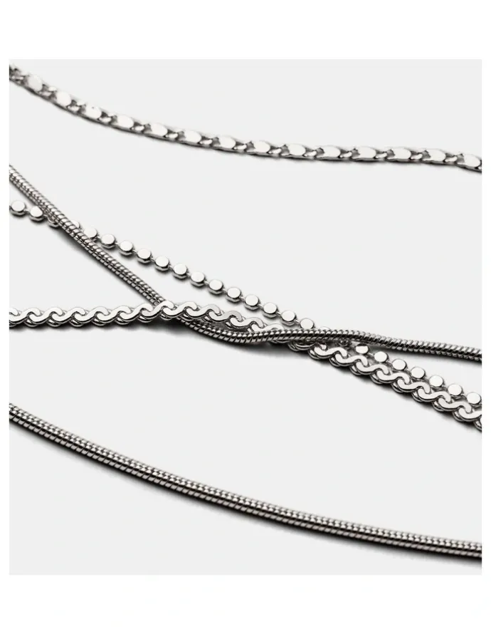 Mimco Promenade Necklace in Silver