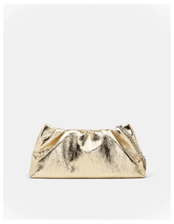 Mimco The Clutch Bag in Light Gold