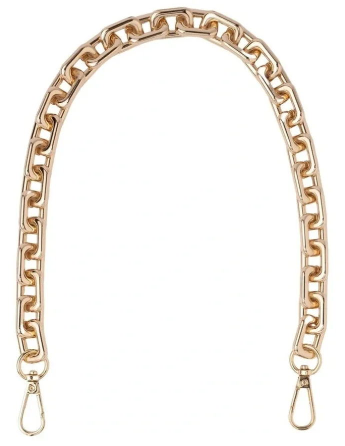 Mocha Chunky Chain Strap in Gold