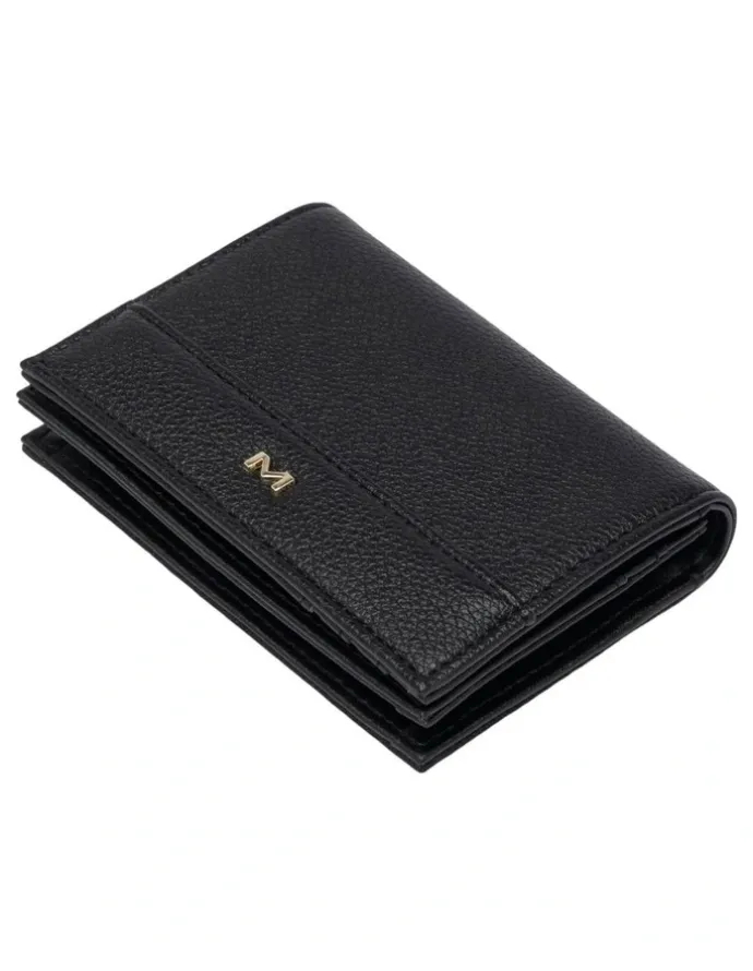 Mocha Josephine Small Wallet in Black
