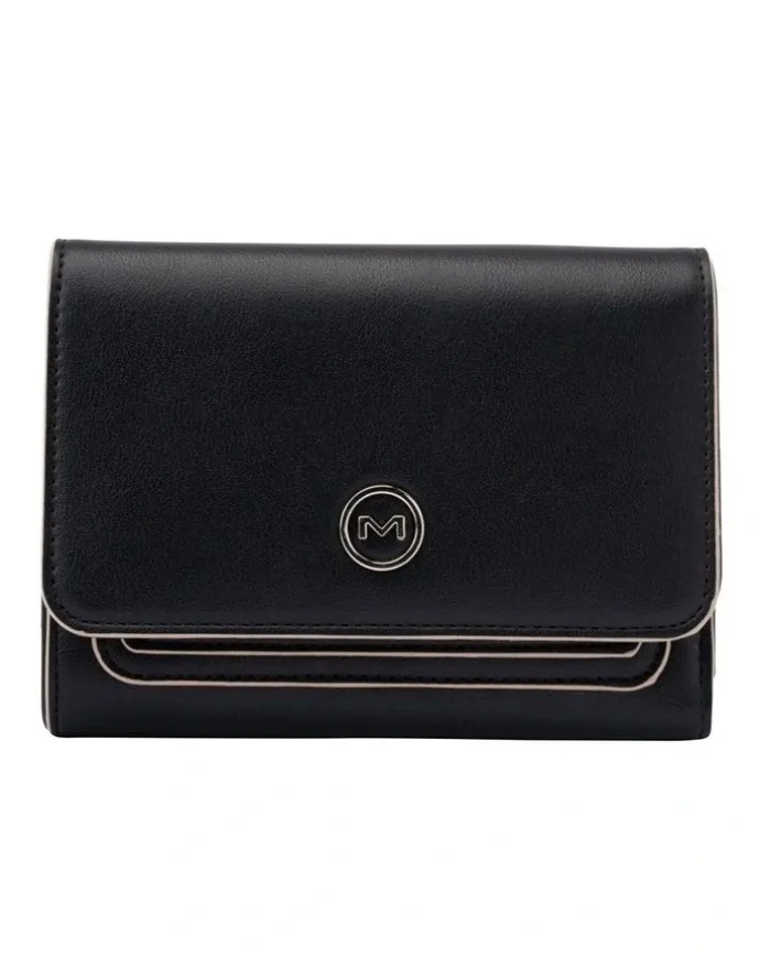 Mocha Madeline Wallet in Black