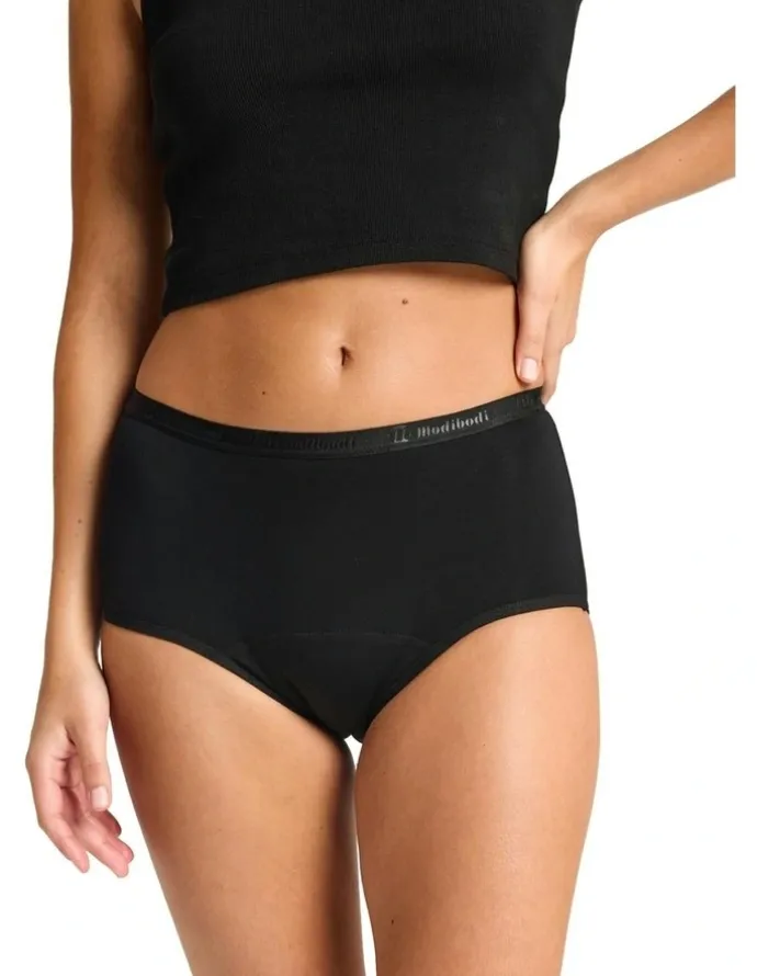 Modibodi Classic Period Full Brief Super Absorbency Black