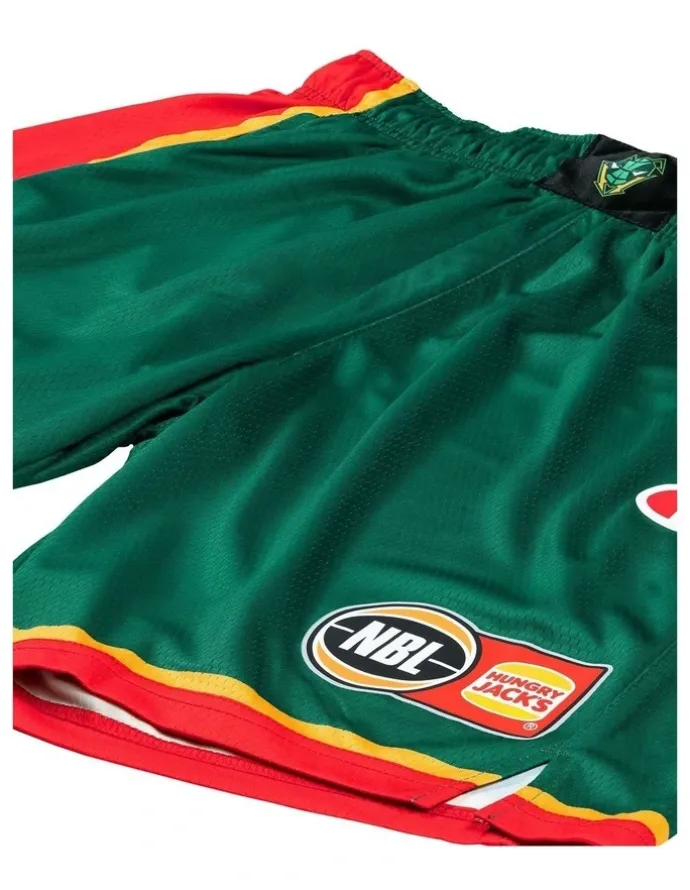 NBL Store Tasmania JackJumpers 25/26 Space Jam Shorts Pack of 2 in Green