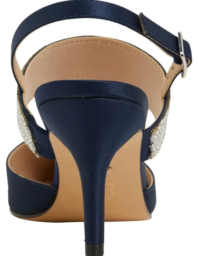 Nina Nina Treena Navy Satin Pump