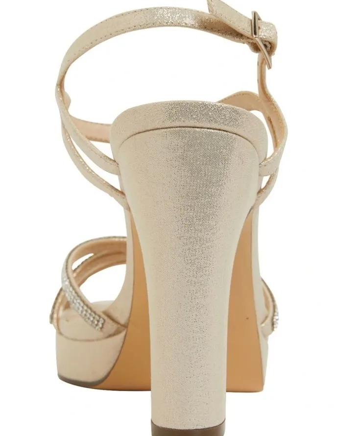 Nina Saralyn Platino Ref Suedette Sandals
