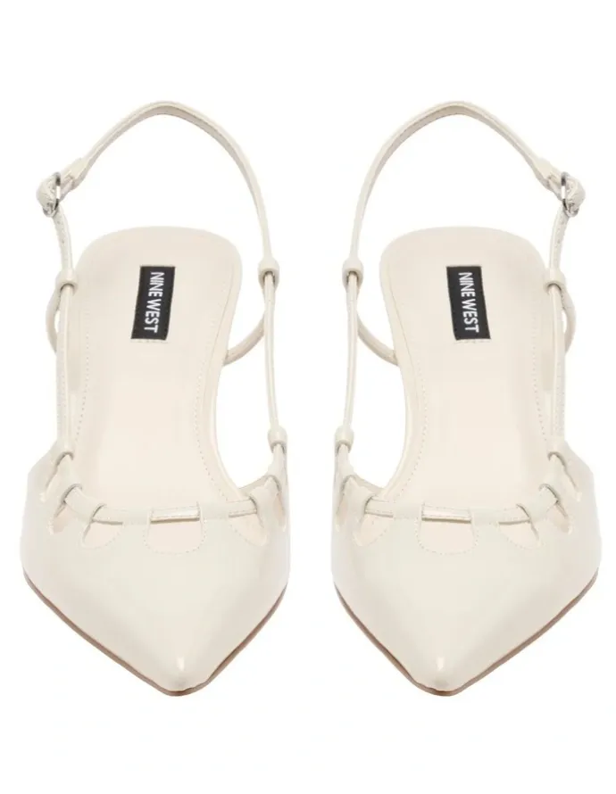 Nine West Clora Pump in Cream