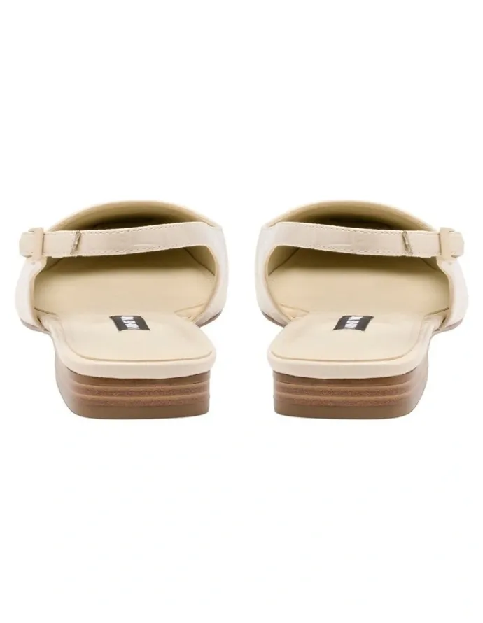 Nine West Gones Slingback Flat in Ivory