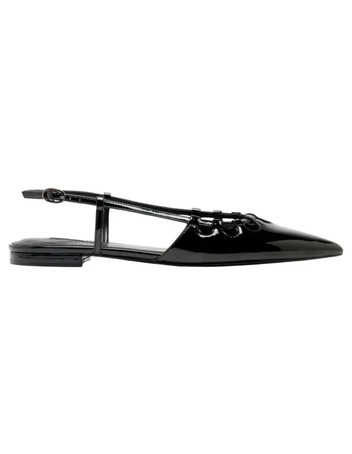 Nine West Harra Slingback Flat in Black