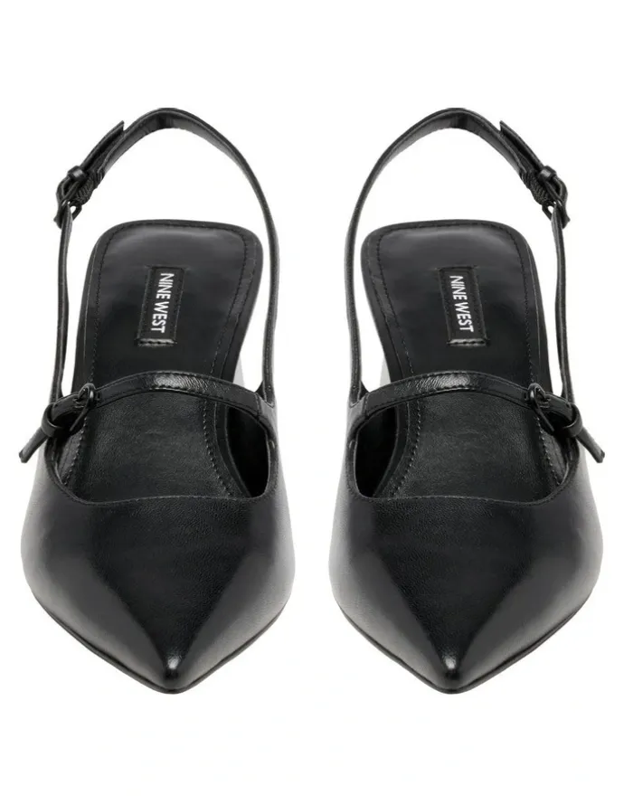 Nine West Lexnat Slingback Pump in Black