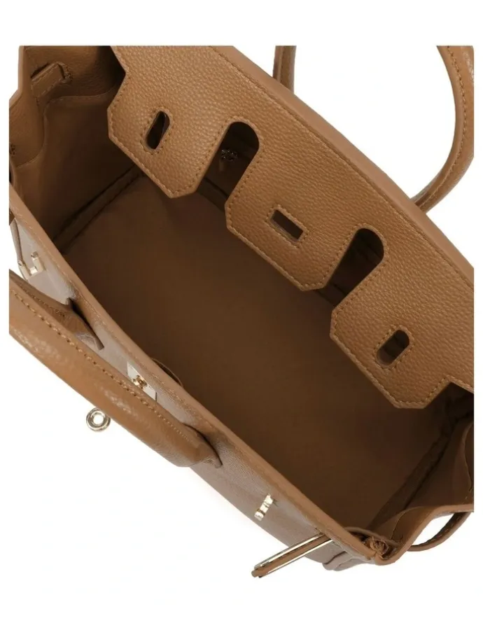 Novo Shoes Adora Top Handle Bag in Tan