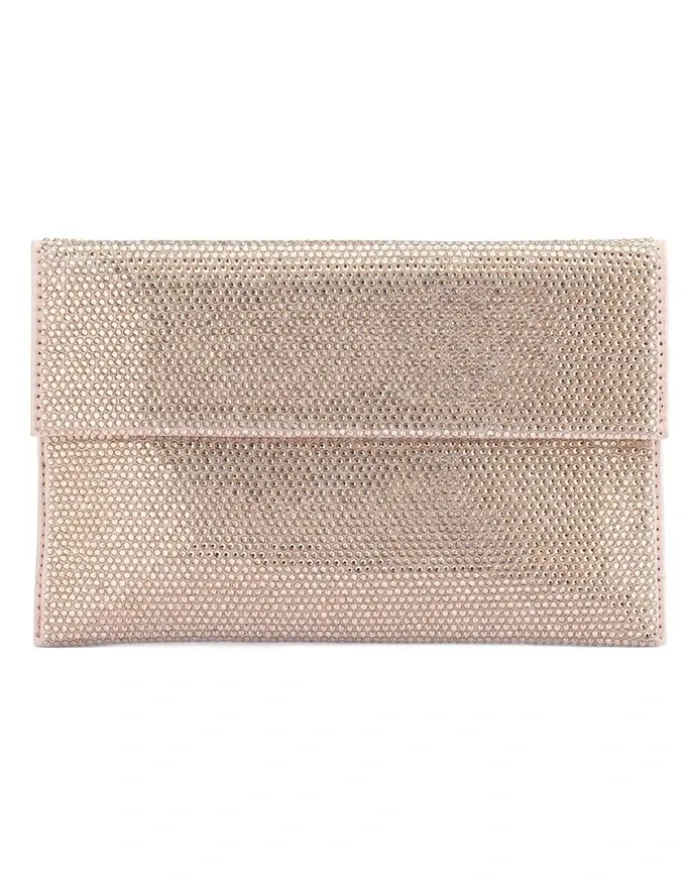 Olga Berg Cara Clutch Bag in Gold