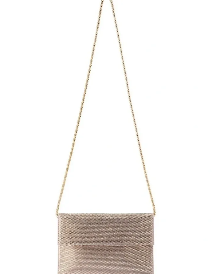 Olga Berg Cara Clutch Bag in Gold