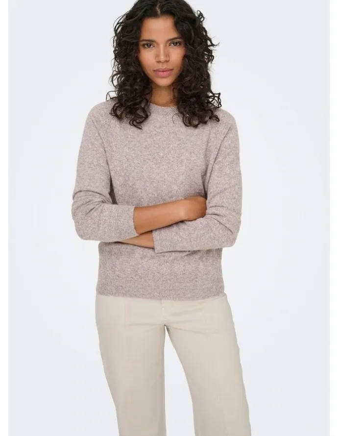 ONLY Rica Life Knit in Light Brown