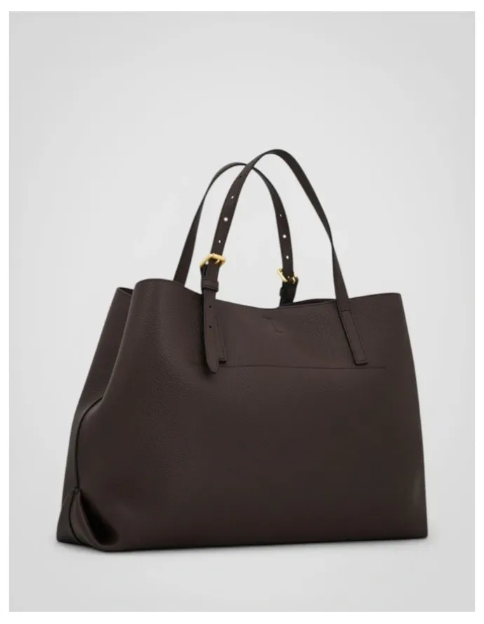 Oroton Margot Large Day Bag in Dark Chocolate