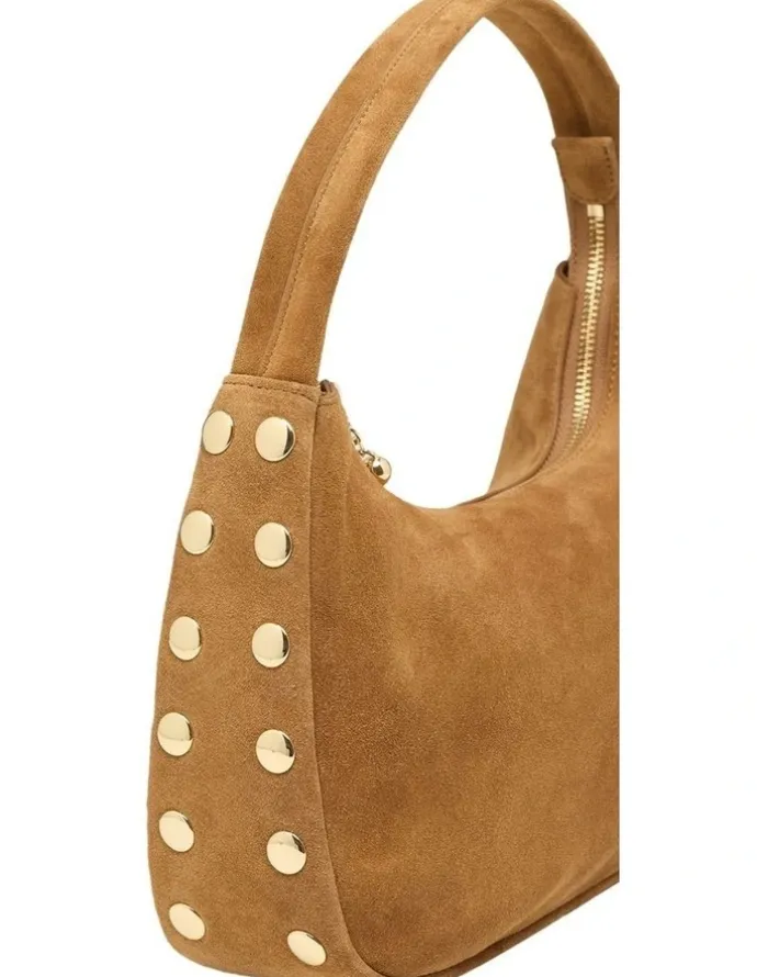 Oxford Large Nala Bag With Studs in Camel