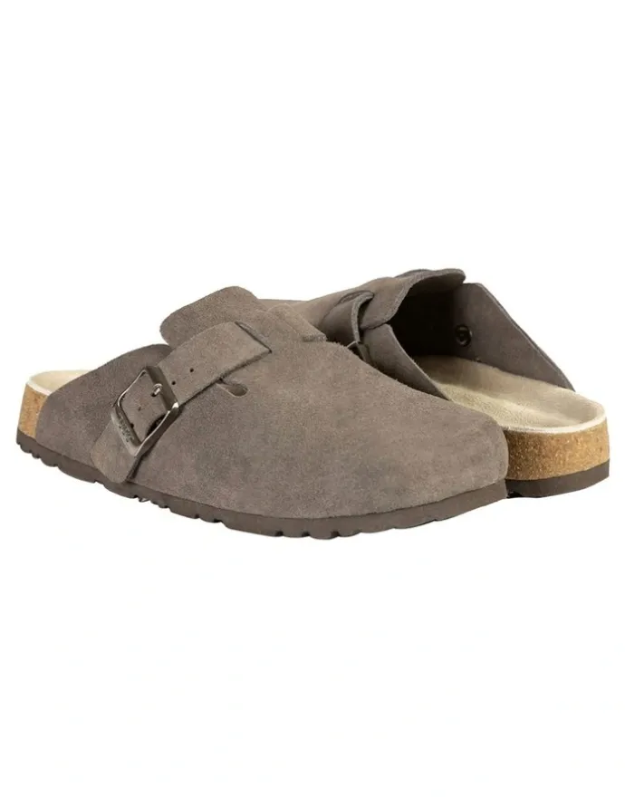 Ozwear Ugg Aussie Soft Footbed Unisex Slipper in Grey