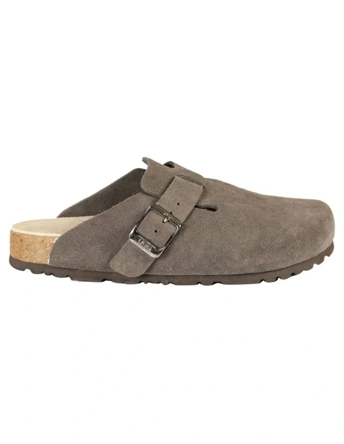 Ozwear Ugg Aussie Soft Footbed Unisex Slipper in Grey
