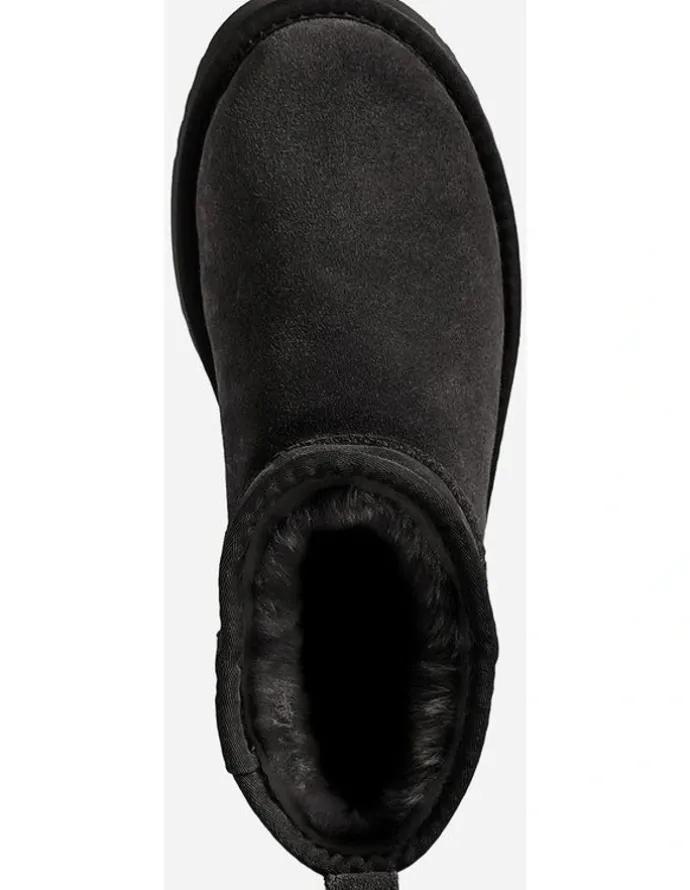 Ozwear Ugg Classic Platform Ultra Mini Boots in Black