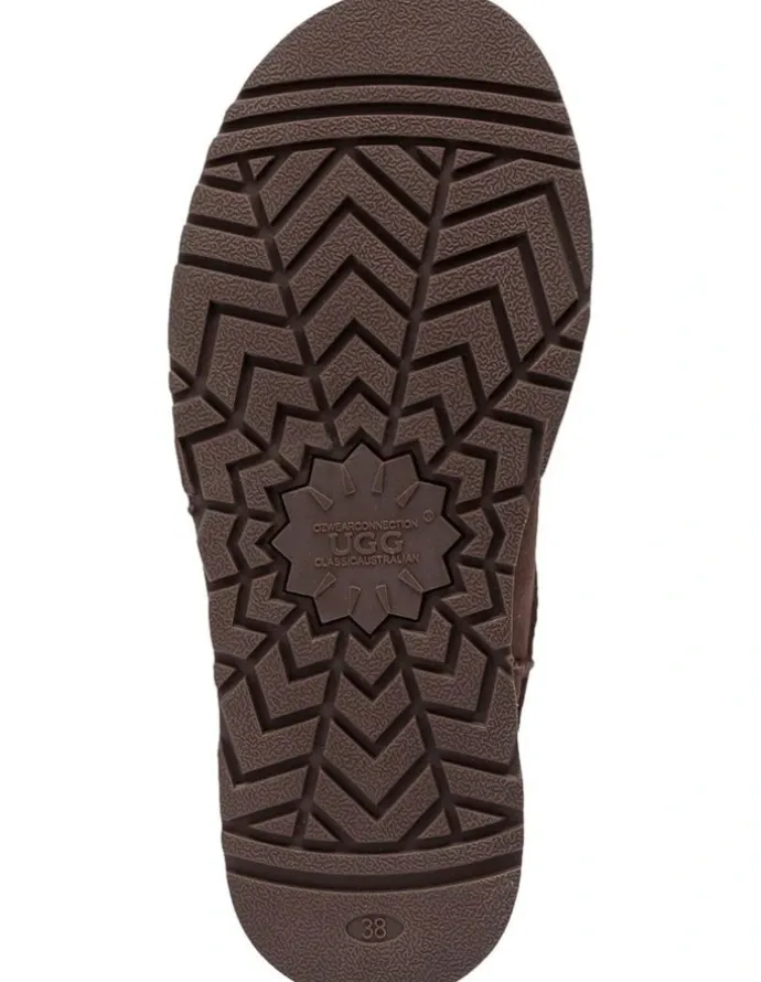 Ozwear Ugg Classic Platform Ultra Mini Boots in Chocolate