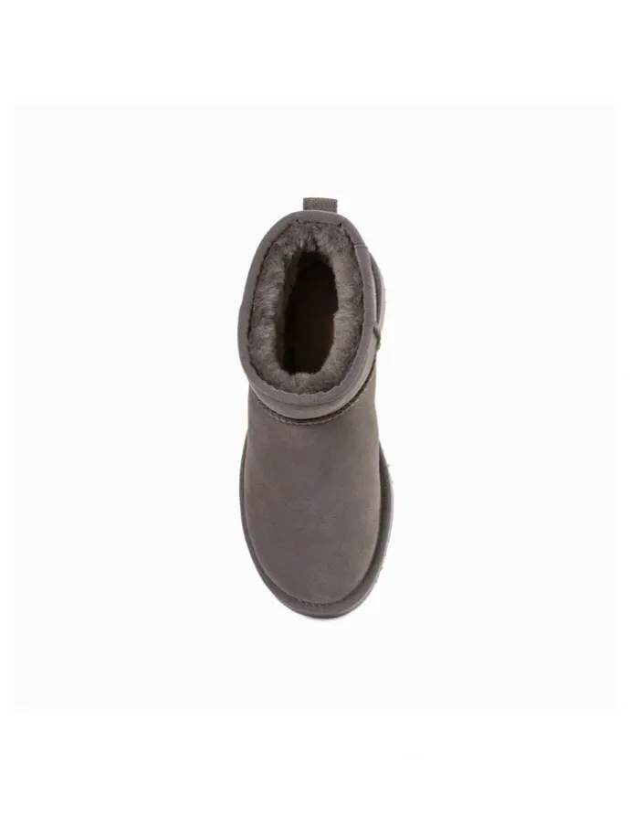 Ozwear Ugg Classic Platform Water Resistant Mini Boots in Grey