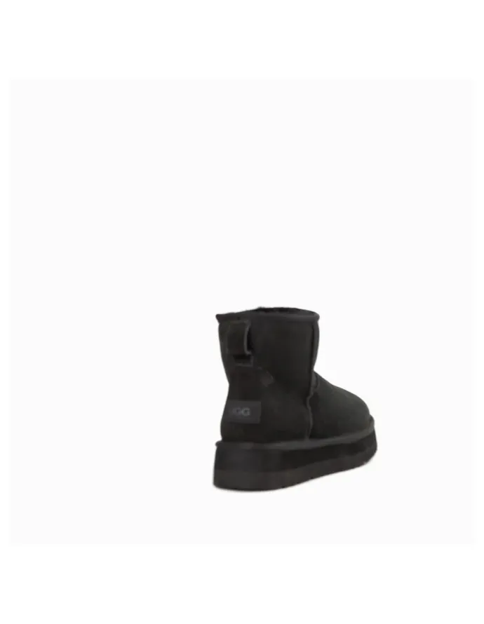 Ozwear Ugg Classic Platform Water Resistant Mini Boots in Black