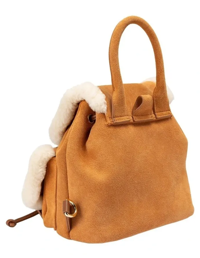 Ozwear Ugg Excursion Shearling Backpack in Chestnut