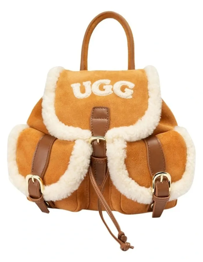 Ozwear Ugg Excursion Shearling Backpack in Chestnut