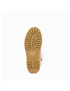 Ozwear Ugg Liliana Shearling Zip Boots in Almond