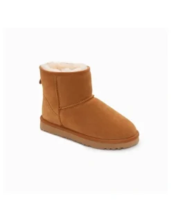 Ozwear Ugg Mini Classic Suede Boots in Chestnut