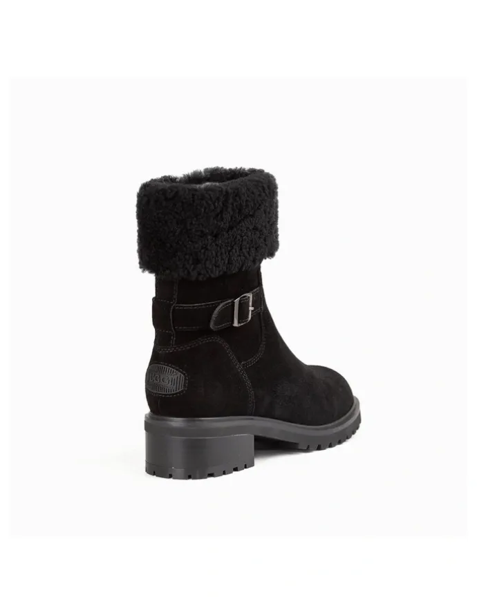Ozwear Ugg Ugg Violet Ankle Zip Boots in Black