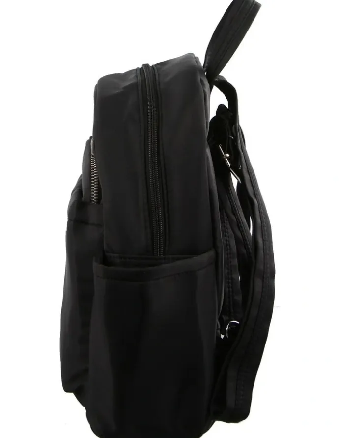 PIERRE CARDIN Anti-Theft Backpack in Black