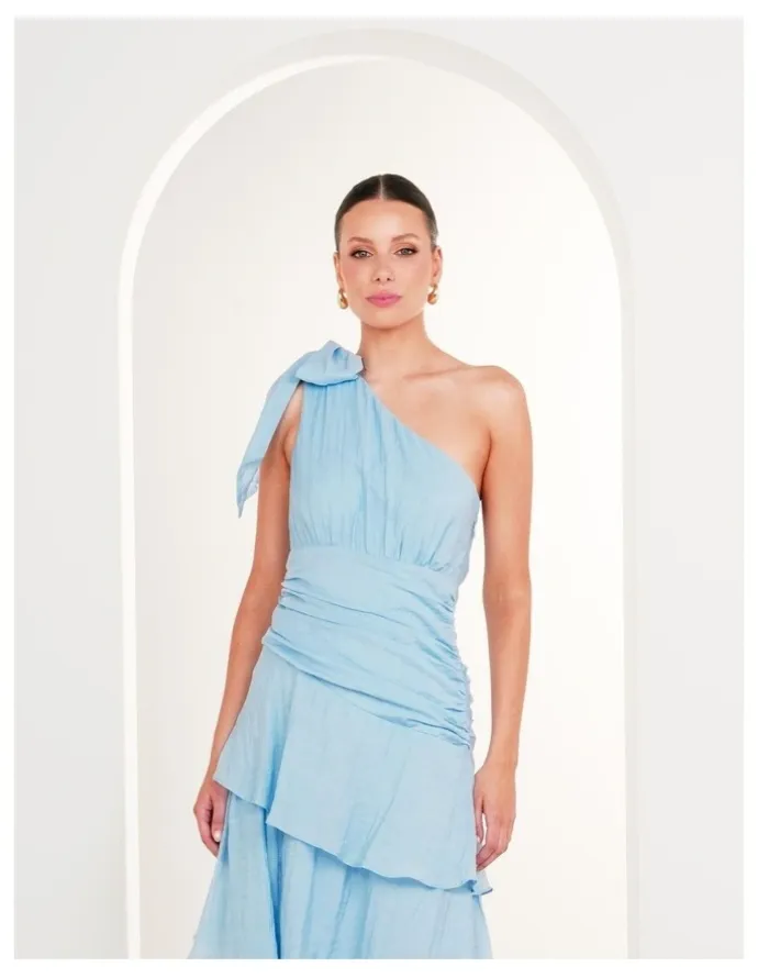 Pilgrim Sarah Ruffle Maxi Dress