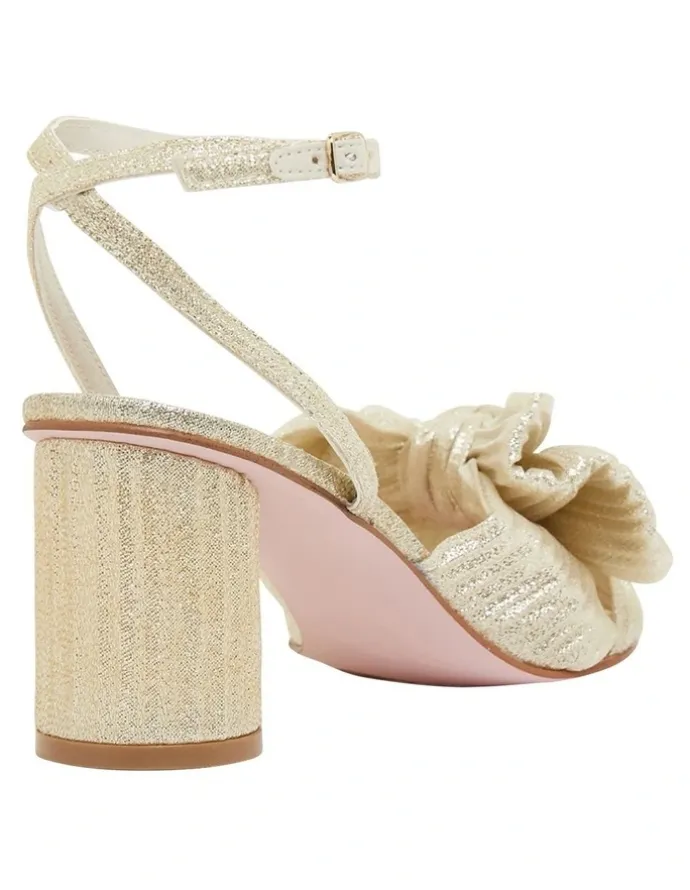 Pink Inc Secret Light Silver Shimmer Sandals