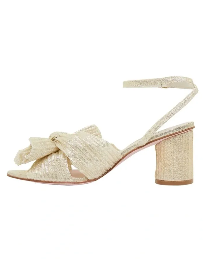 Pink Inc Secret Light Silver Shimmer Sandals