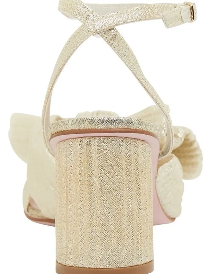 Pink Inc Surge Light Silver Shimmer Sandals