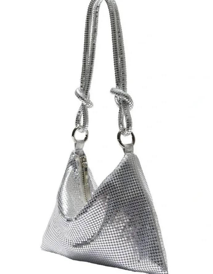 Pink Inc Swoon Bag in Silver
