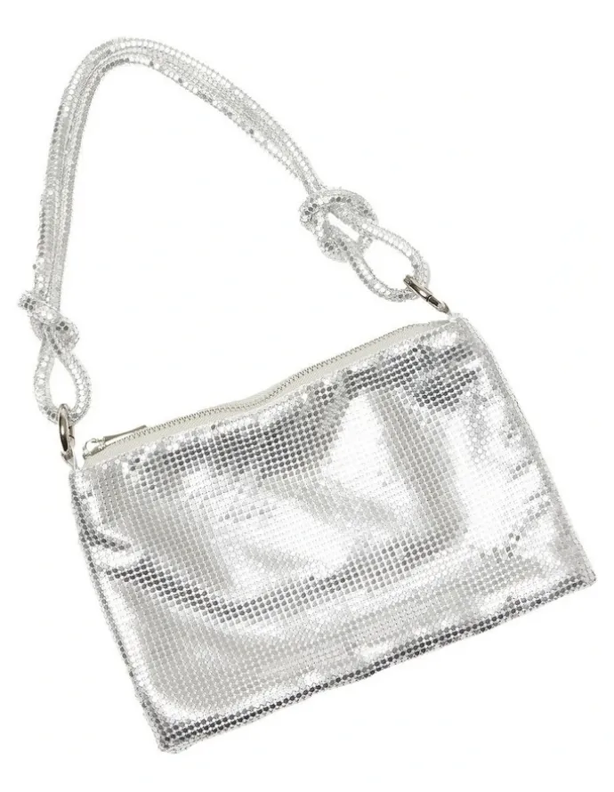 Pink Inc Swoon Bag in Silver