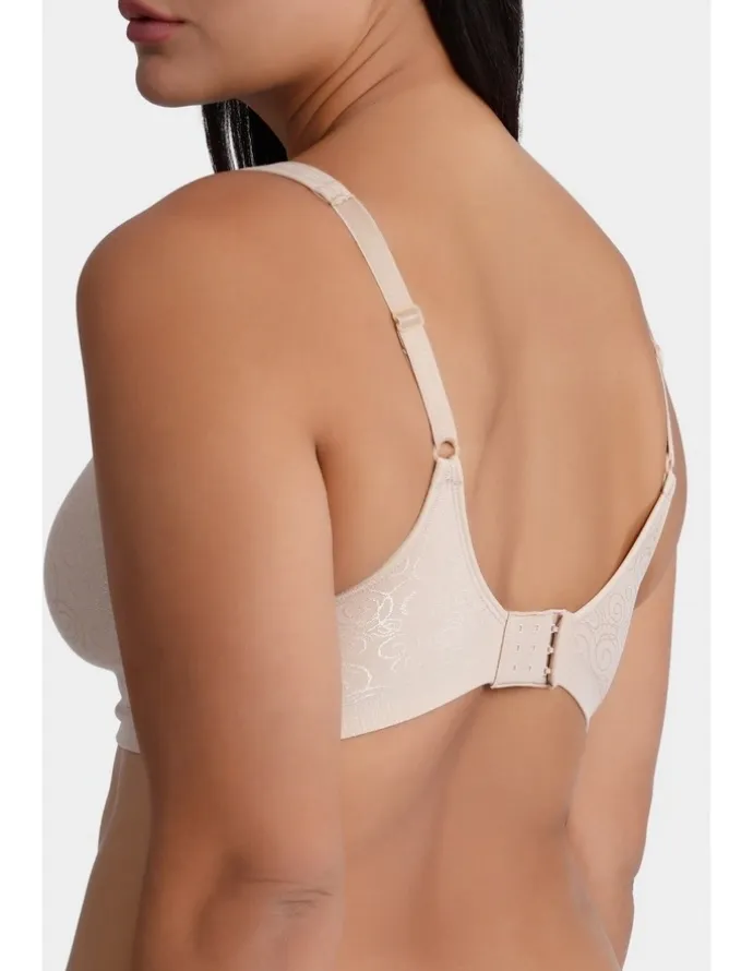 Playtex Comfort Revolution Swirl Wire-Free Bra in Beige