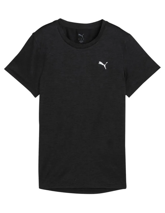 Puma Women Tad Essential Heather Tee in Black