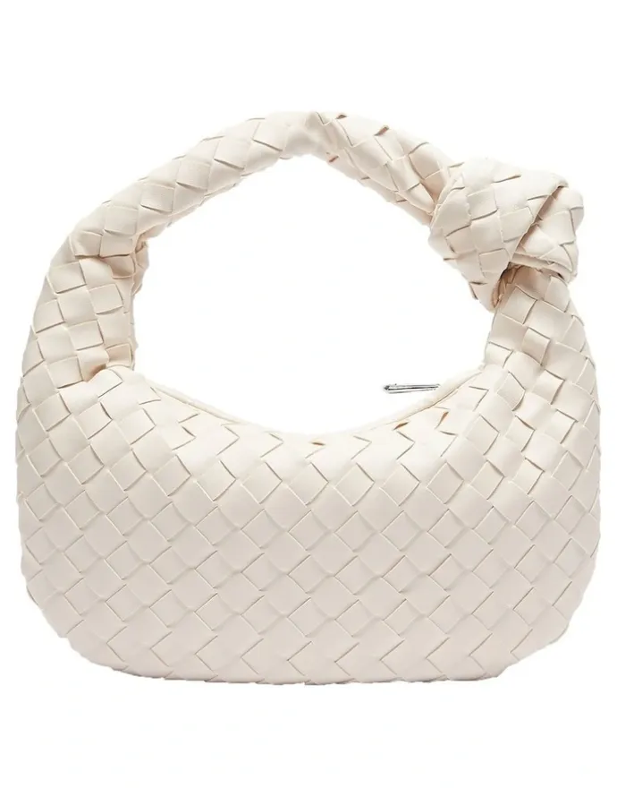 Ravella Bazz Weave Bag In Bone