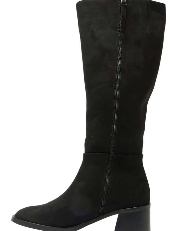 Ravella Carson Boots in Black Micro