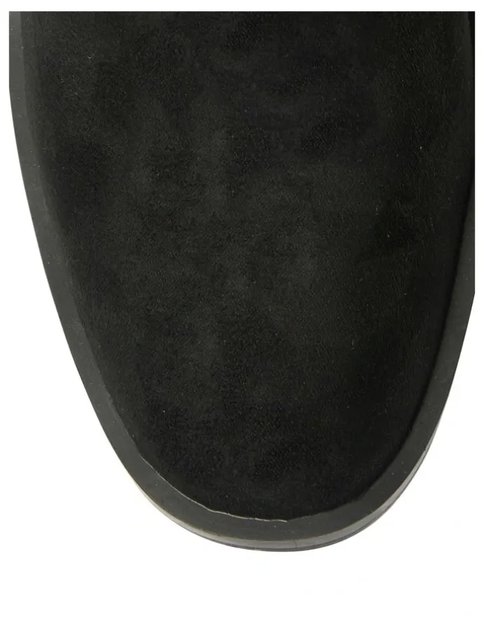 Ravella Carson Boots in Black Micro