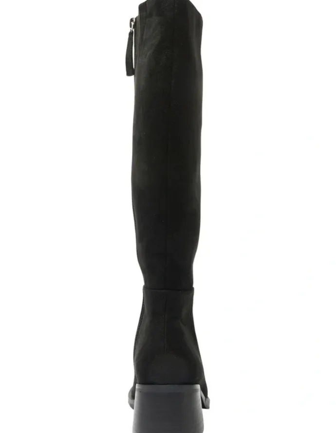 Ravella Carson Boots in Black Micro