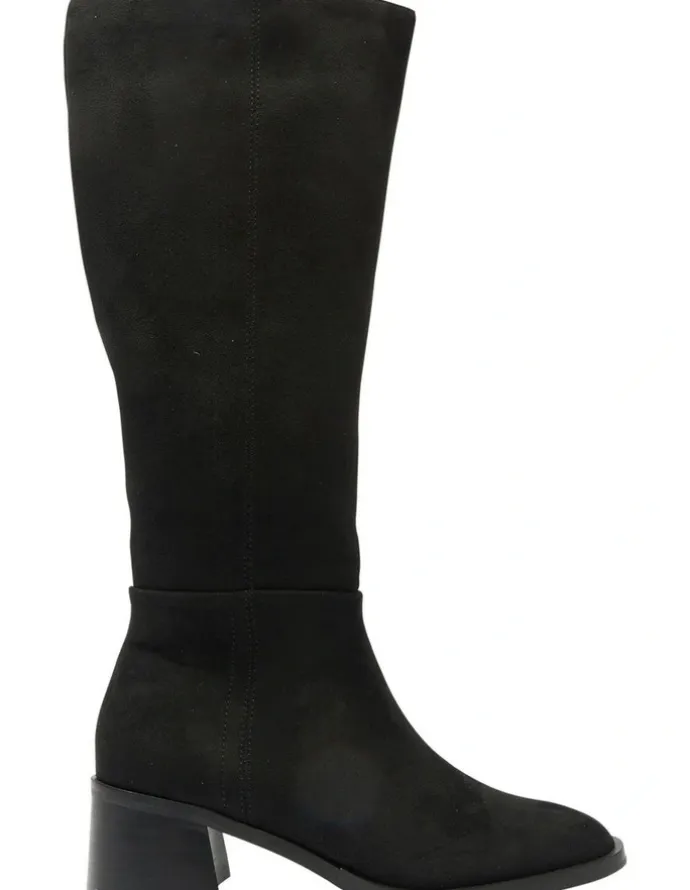 Ravella Carson Boots in Black Micro