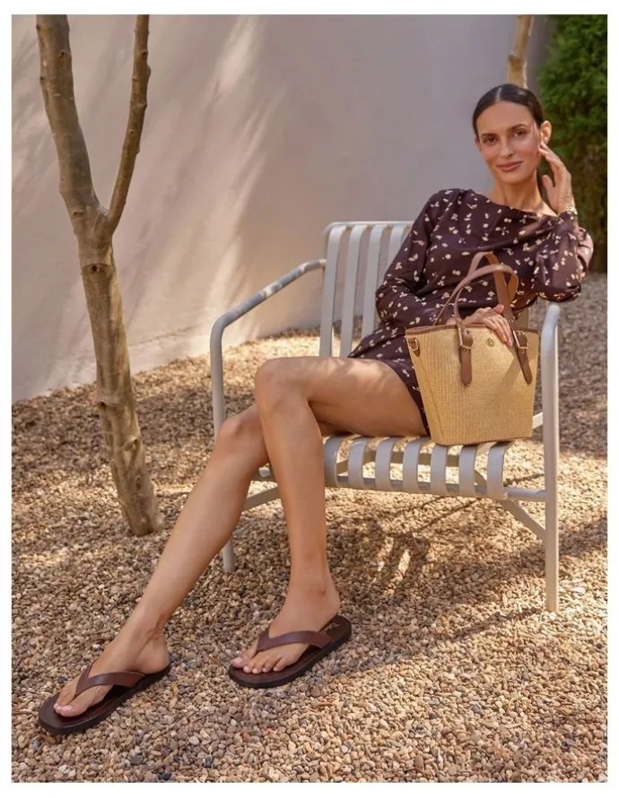 Ravella Gaze Tote Bag in Tan/Raffia