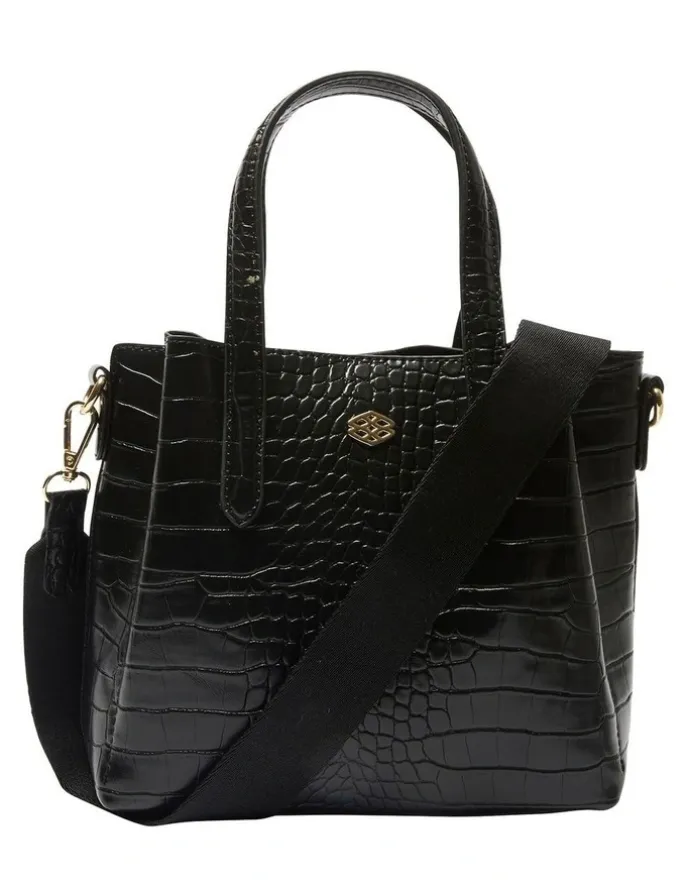 Ravella H-Jada Bag in Black Croc