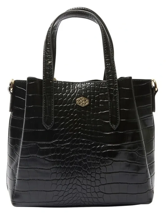 Ravella H-Jada Bag in Black Croc