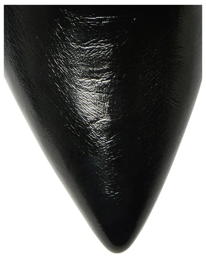 Ravella Jada Boots in Black Hi-Shine